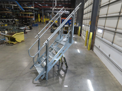 Greene Galvanized Stairs A-Series 5-Step Stair Section Farm Grain Bin 30" Steps