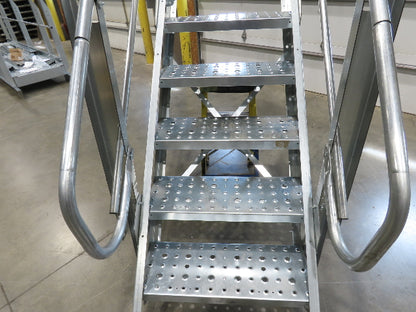 Greene Galvanized Stairs A-Series 5-Step Stair Section Farm Grain Bin 30" Steps