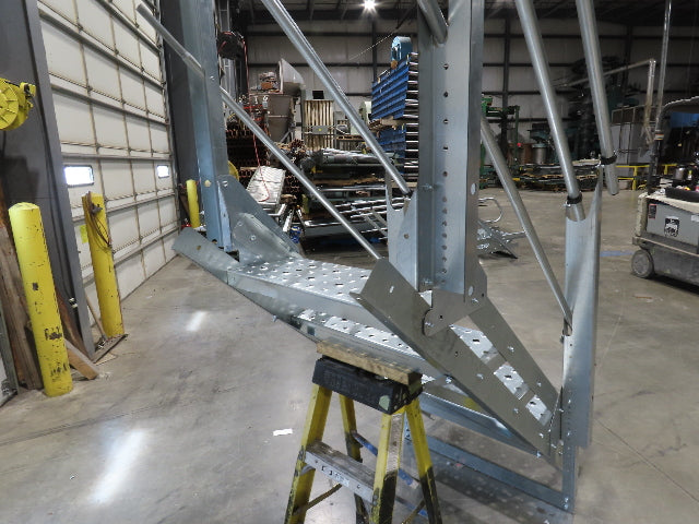 Greene Galvanized Stairs A-Series 5-Step Stair Section Farm Grain Bin 30" Steps