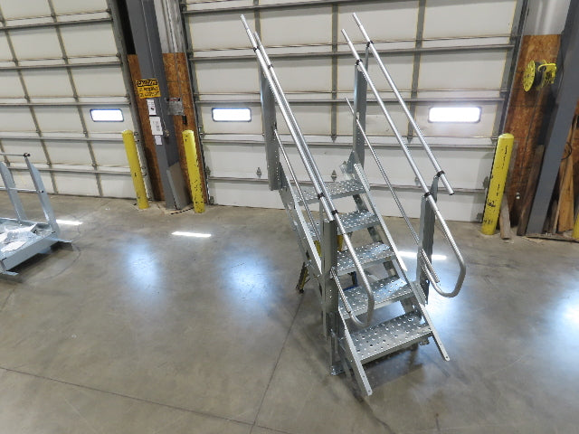 Greene Galvanized Stairs A-Series 5-Step Stair Section Farm Grain Bin 30" Steps