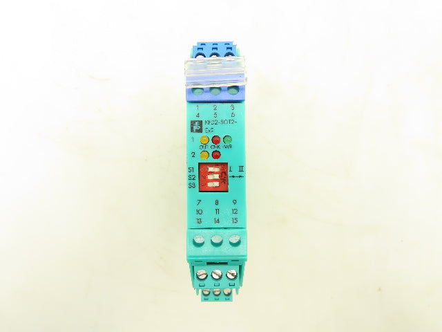Pepper Fuchs KFDS-SOT2-Ex2 Switch Amplifier 2-Channel Isolated 20-30VDC