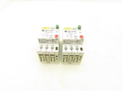 Allen Bradley 140-MN-0100 Manual Motor Starter 600V 2.5A 3 Phase Lot Of 2
