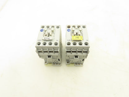 Allen-Bradley 100-C09*10 Contactor 600VAC 25A 24V Coil Series A Lot Of 2