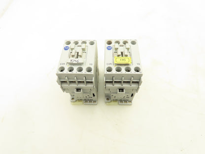 Allen-Bradley 100-C09*10 Contactor 600VAC 25A 24V Coil Series A Lot Of 2