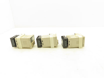 Omron H3CA-8 7-Range Timer Relay Module 120V 8-Pin Socket Lot of 3