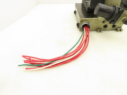 SMC NVFS2200 NVFS2100 Pneumatic 5/2 Solenoid Valves on 6-Station Manifold 24VDC