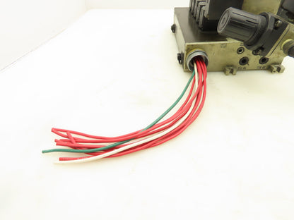 SMC NVFS2200 NVFS2100 Pneumatic 5/2 Solenoid Valves on 6-Station Manifold 24VDC