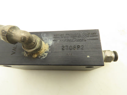 Kepner 2706P2 Kep-O-Seal Single Lock Check Valve 1/4" NPT Series 2700