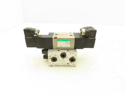 CKD 4KB240-B 4KB219-B Pneumatic Solenoid Valve Manifold Base 1/4" NPT