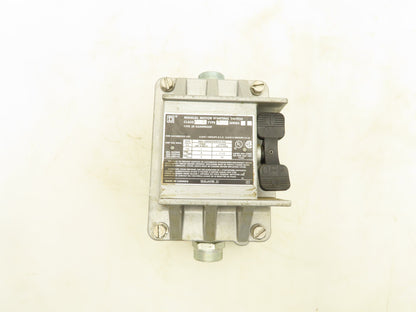 Square D 2510-KR2H Manual Motor Starting Switch 600V 30A 3PH Series B Rainproof