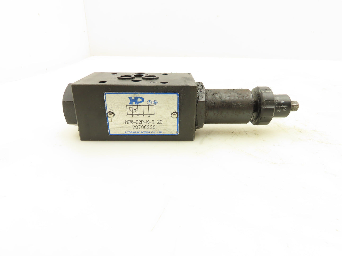 HP MPR-02P-K-2-20 Hydraulic Adjustable Pressure Relief Valve 500-2000psi D03