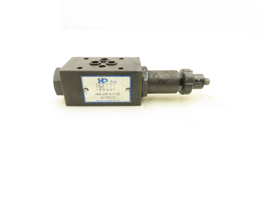 HP MPR-02P-K-2-20 Hydraulic Adjustable Pressure Relief Valve 500-2000psi D03