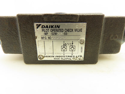 Daikin MP-02W-20-55 Pilot Operated Check Valve D03