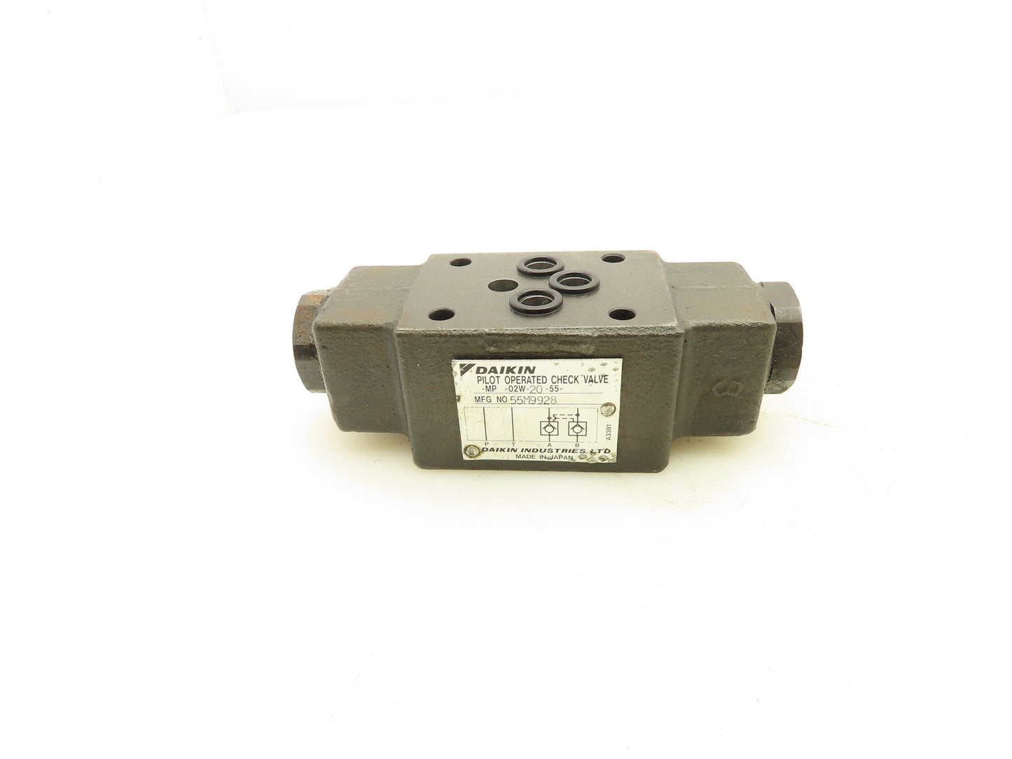 Daikin MP-02W-20-55 Pilot Operated Check Valve D03