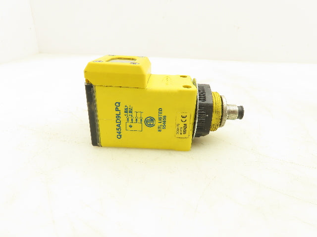 Banner Q45AD9LPQ Reflective Plate Photoelectric Sensor 5-15VDC 4 Pin
