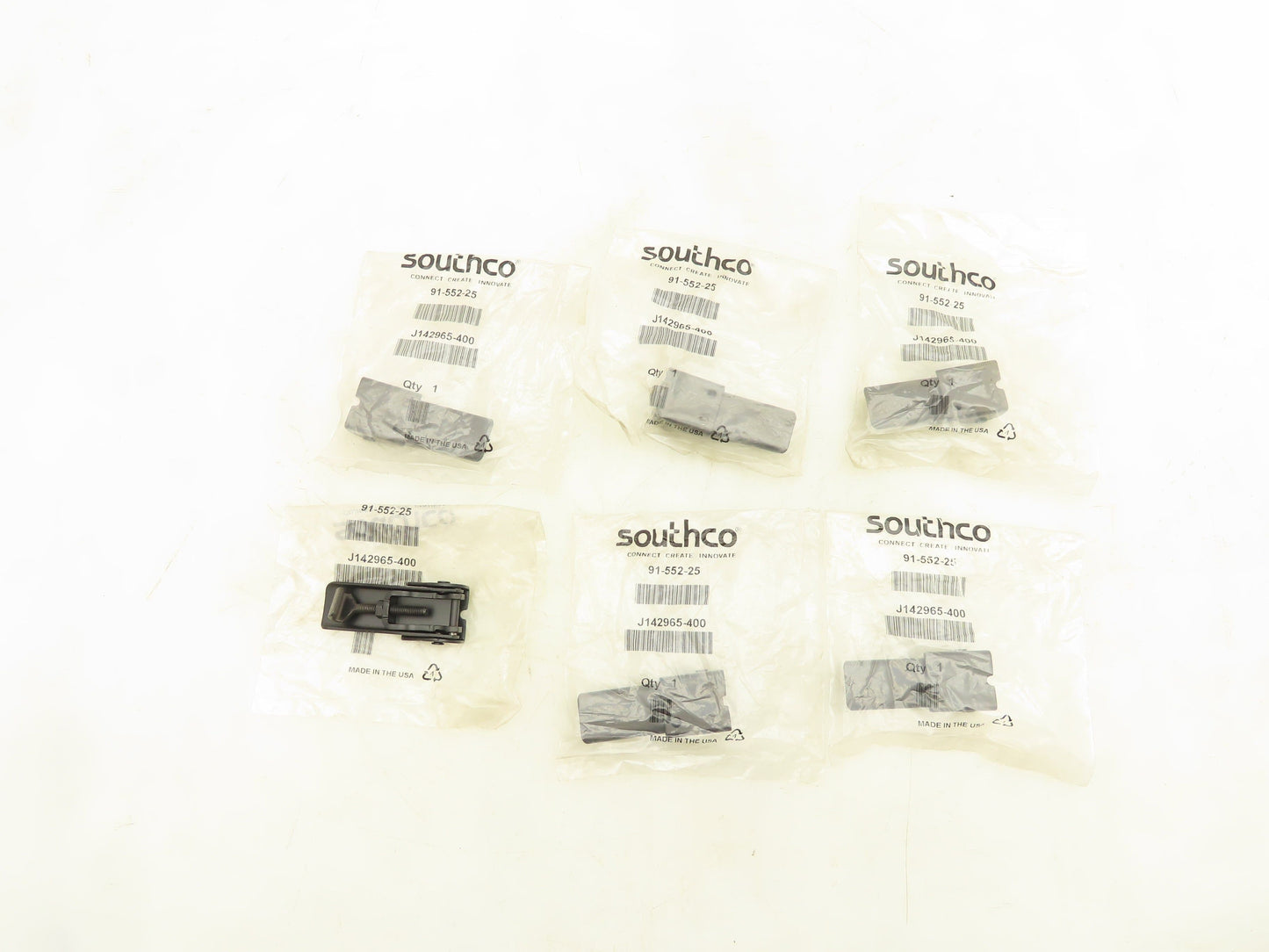 Southco 91-552-25 Black SS Adjustable Under Center Latch RV Boat Marine Lot of 6
