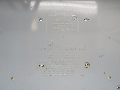 Kraloy JB-12126 Electrical Enclosure 12x12x6" PVC Pull Box