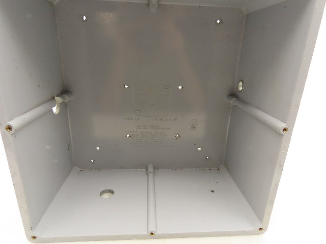 Kraloy JB-12126 Electrical Enclosure 12x12x6" PVC Pull Box