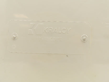 Kraloy JB-12126 Electrical Enclosure 12x12x6" PVC Pull Box