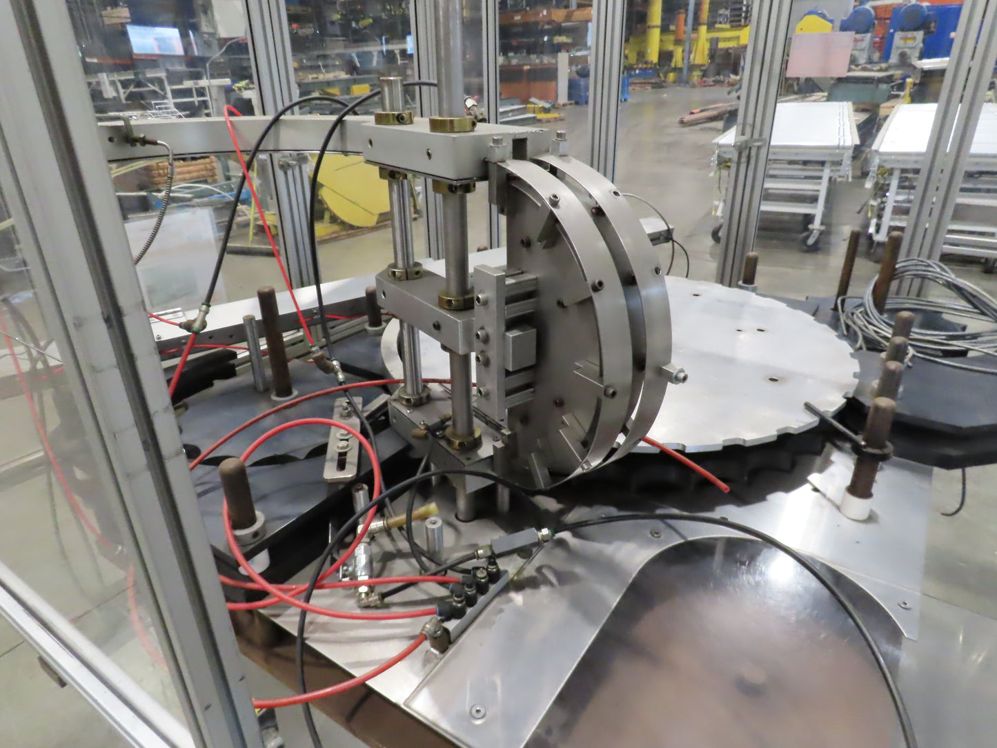 Aerosol Can Bottle Rotary Puck Inserter/Remover for Bottle Filling Capper Line