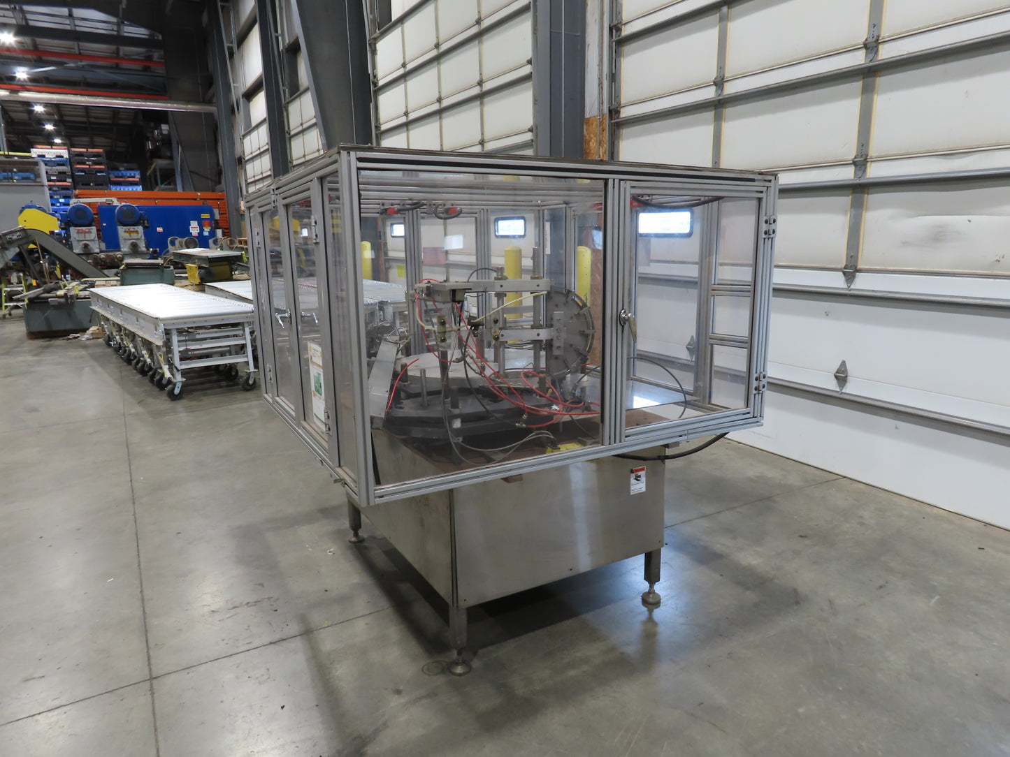 Aerosol Can Bottle Rotary Puck Inserter/Remover for Bottle Filling Capper Line