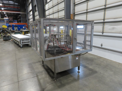 Aerosol Can Bottle Rotary Puck Inserter/Remover for Bottle Filling Capper Line