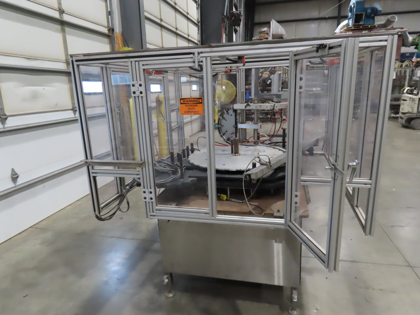 Aerosol Can Bottle Rotary Puck Inserter/Remover for Bottle Filling Capper Line