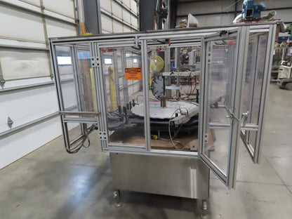 Aerosol Can Bottle Rotary Puck Inserter/Remover for Bottle Filling Capper Line