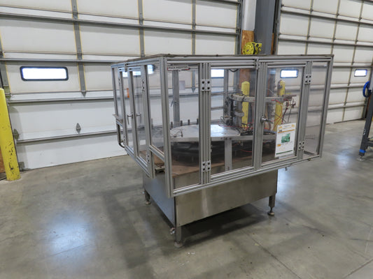 Aerosol Can Bottle Rotary Puck Inserter/Remover for Bottle Filling Capper Line