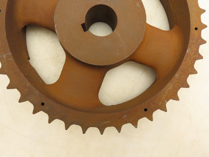 Rex Rexnord 815-41 Tabletop Chain Sprocket 10" OD 1 7/16" Bore 41 Tooth