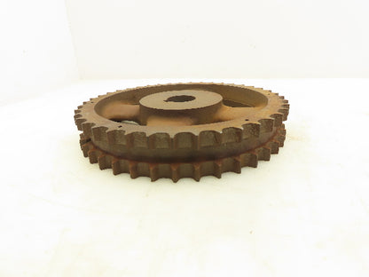 Rex Rexnord 815-41 Tabletop Chain Sprocket 10" OD 1 7/16" Bore 41 Tooth