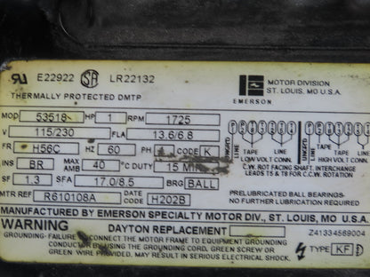 SPX Hytec 100888 Hydraulic Power Workholding Pump Unit 2.5gal 115V