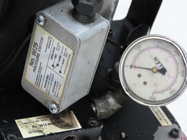 SPX Hytec 100888 Hydraulic Power Workholding Pump Unit 2.5gal 115V