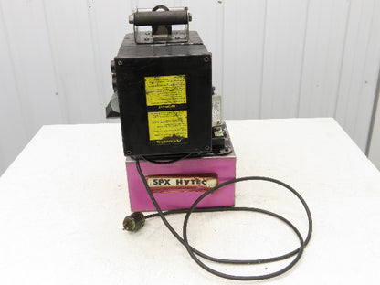 SPX Hytec 100888 Hydraulic Power Workholding Pump Unit 2.5gal 115V