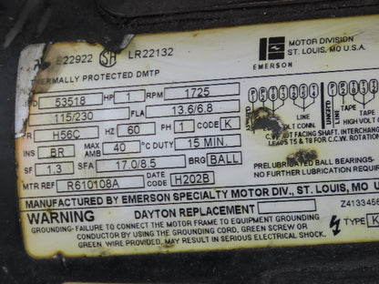 SPX Hytec 100888 Hydraulic Power Workholding Pump Unit 2.5gal 115V