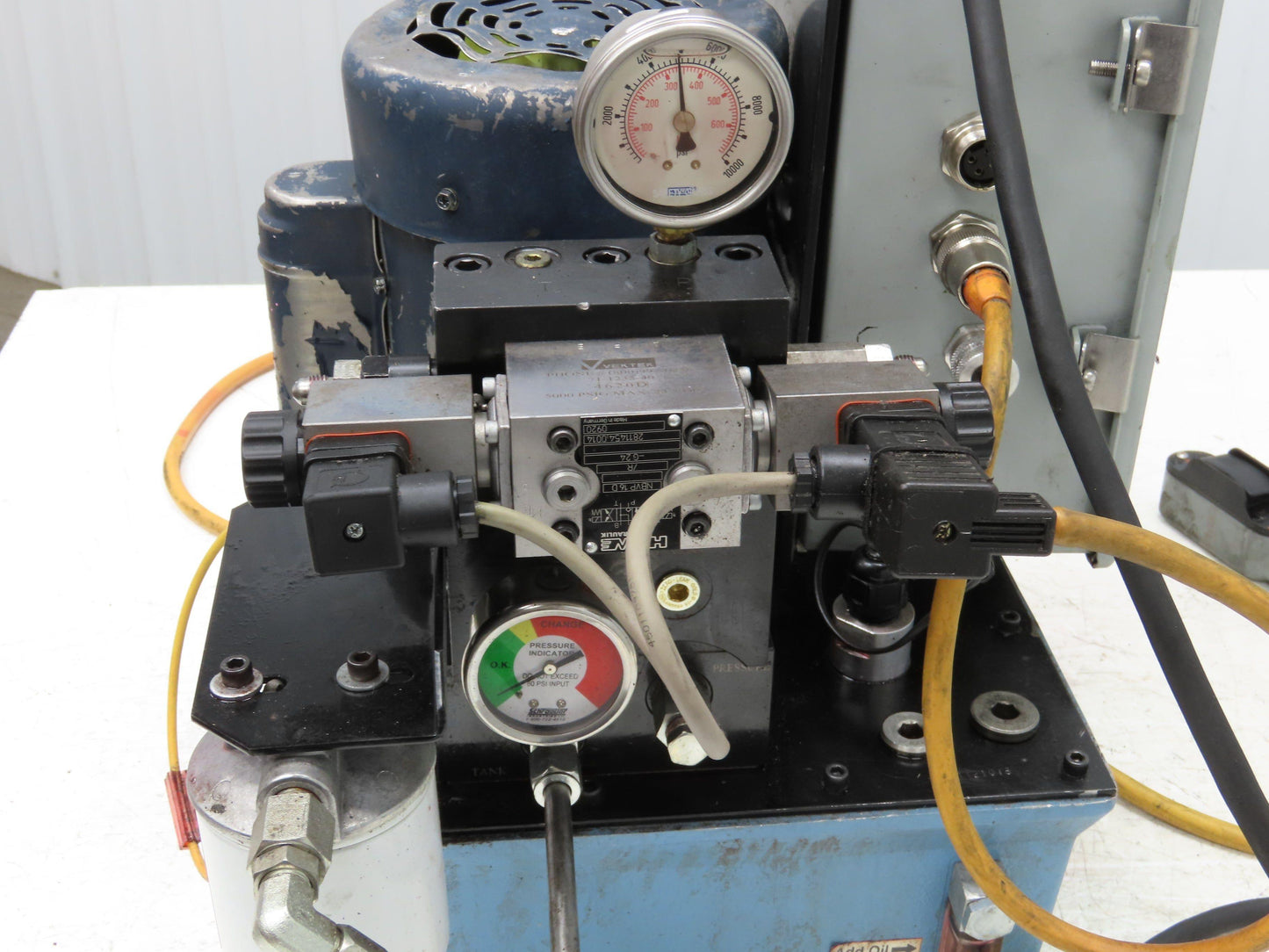 Vektek Vector Flo Hydraulic Manual Workholding Pump Power Pack 2.5gal 5000psi