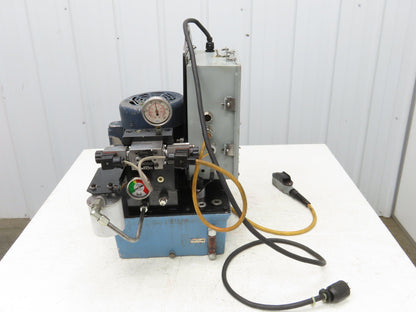 Vektek Vector Flo Hydraulic Manual Workholding Pump Power Pack 2.5gal 5000psi