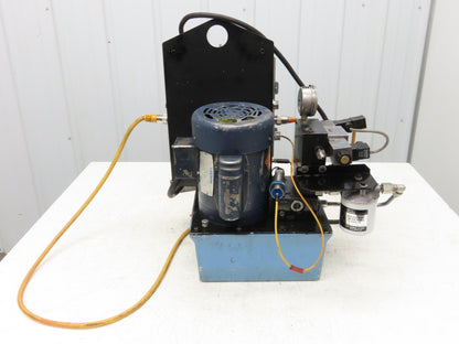 Vektek Vector Flo Hydraulic Manual Workholding Pump Power Pack 2.5gal 5000psi