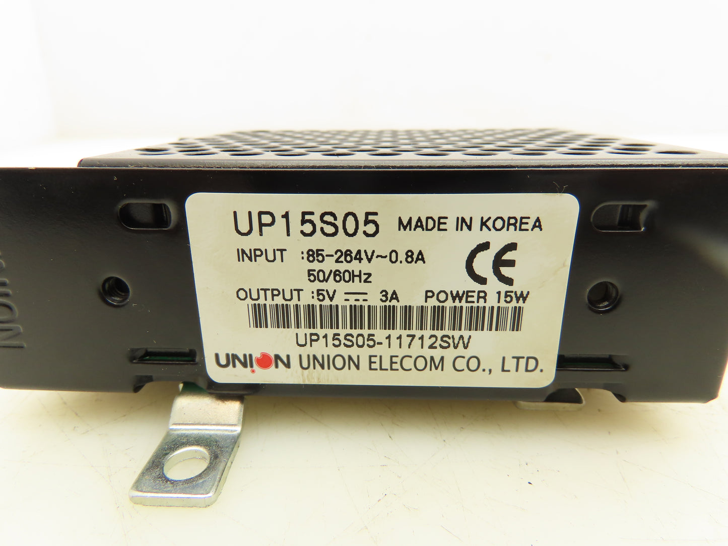 Union Elecom UP15S05 Power Supply 85-264V 0.8A Input 5V 3A Output 15W