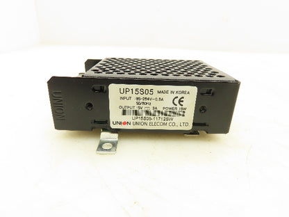 Union Elecom UP15S05 Power Supply 85-264V 0.8A Input 5V 3A Output 15W