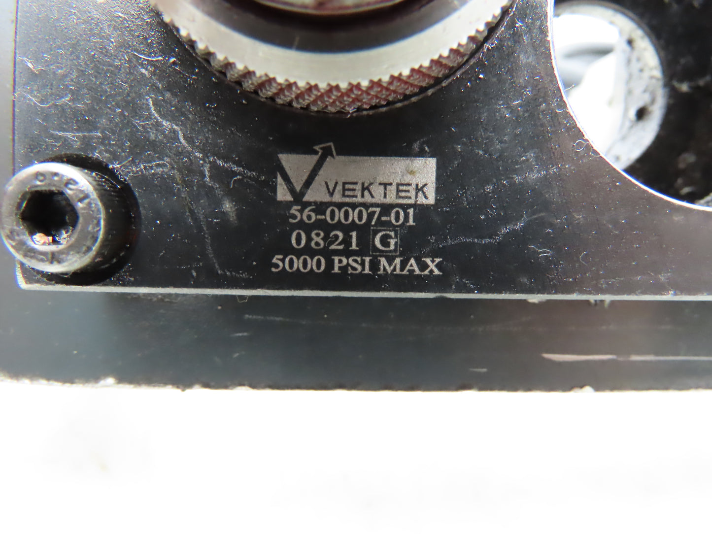 Vektek 56-0007-01 Hydraulic Shutoff/Pallet Valve Decoupler Handle 2-Hand 5000psi