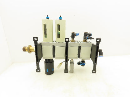 Festo MS6-LFR-1/2-D7-C-R-V-AS Air Line Filter Regulator Solenoid Valve Combo