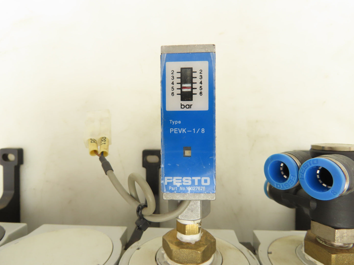 Festo MS6-LFR-1/2-D7-C-R-V-AS Air Line Filter Regulator Solenoid Valve Combo