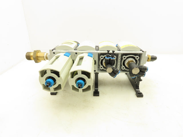 Festo MS6-LFR-1/2-D7-C-R-V-AS Air Line Filter Regulator Solenoid Valve Combo