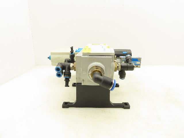 Festo MS6-LFR-1/2-D7-C-R-V-AS Air Line Filter Regulator Solenoid Valve Combo