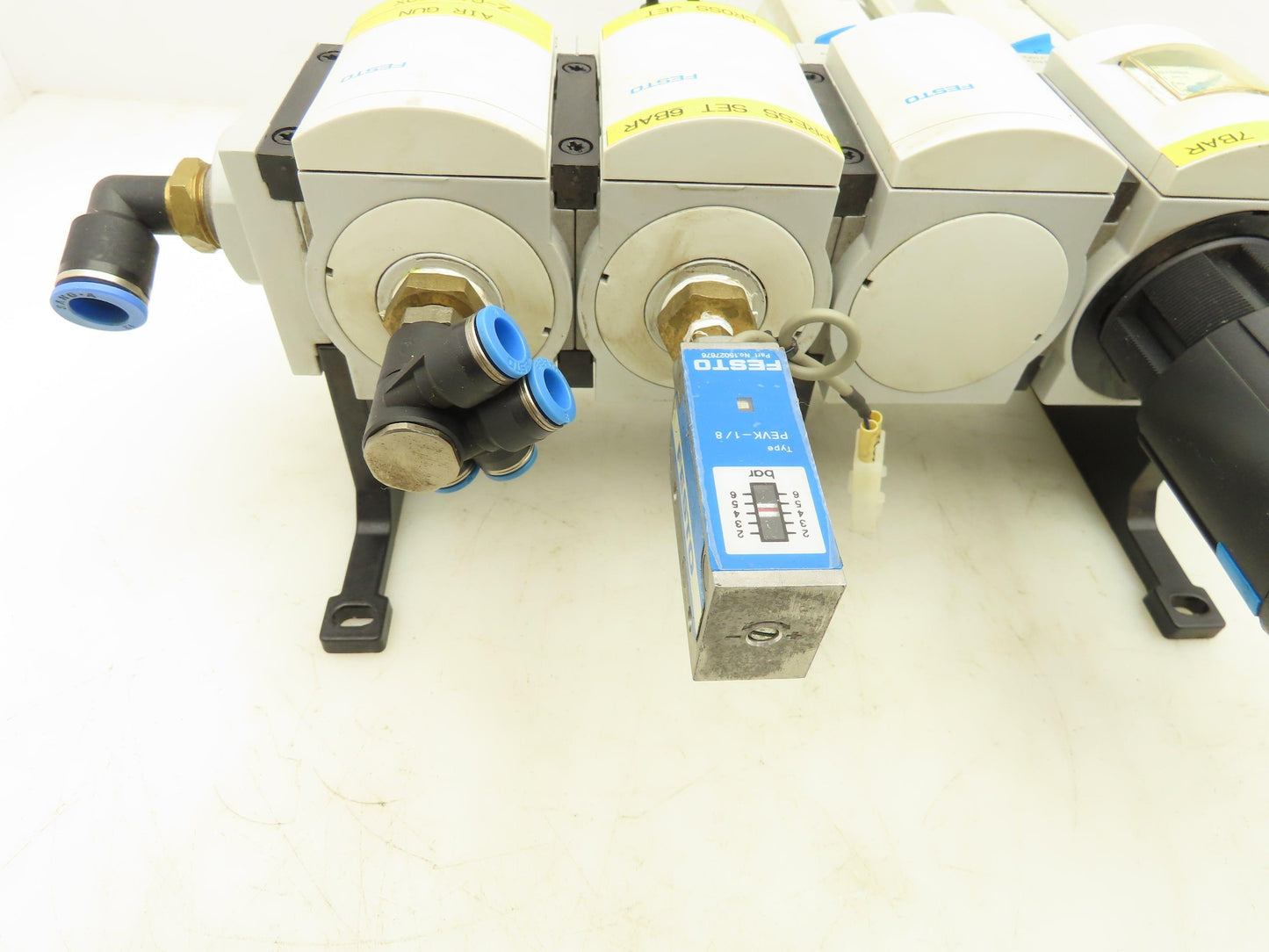 Festo MS6-LFR-1/2-D7-C-R-V-AS Air Line Filter Regulator Solenoid Valve Combo