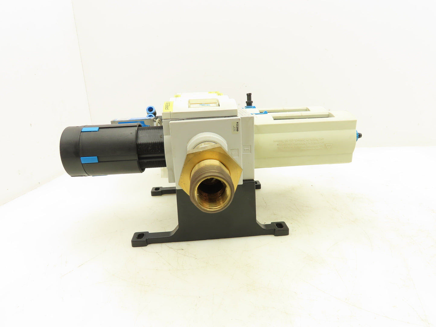 Festo MS6-LFR-1/2-D7-C-R-V-AS Air Line Filter Regulator Solenoid Valve Combo