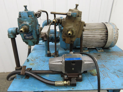 Vickers PVB6RSY21CM11 30gal Hydraulic Power Unit 6.5gpm 2000psi 1800rpm 5Hp 460V