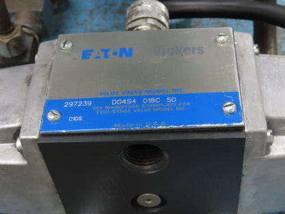 Vickers PVB6RSY21CM11 30gal Hydraulic Power Unit 6.5gpm 2000psi 1800rpm 5Hp 460V