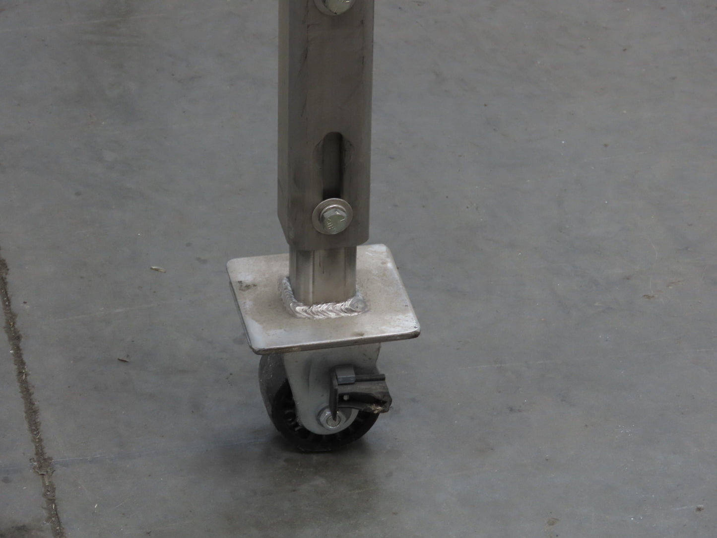 36"x 60" Stainless Steel Industrial Work Table Parts Cart on Casters 48" Height